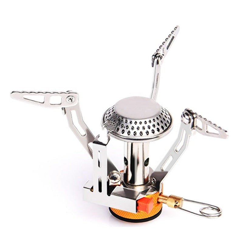 Camping One-piece Gas Stove Heater Tourist Burner Foldable Outdoor Picnic Kitchen Equipment Supplies Survival Furnace-1