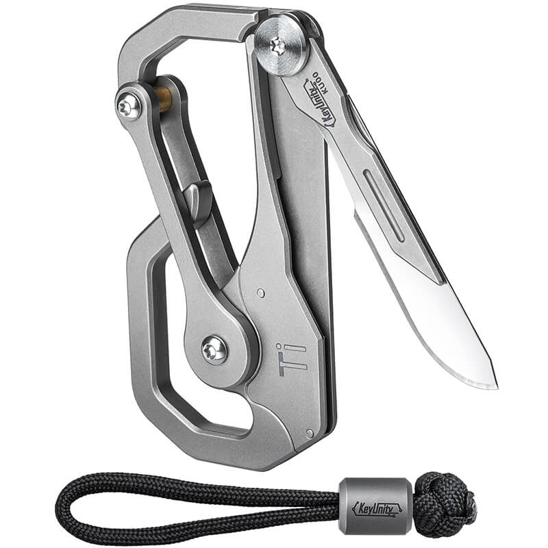 Cooyoo KU00 EDC Multi-tool Camping Equipment Carabiner Clip-0