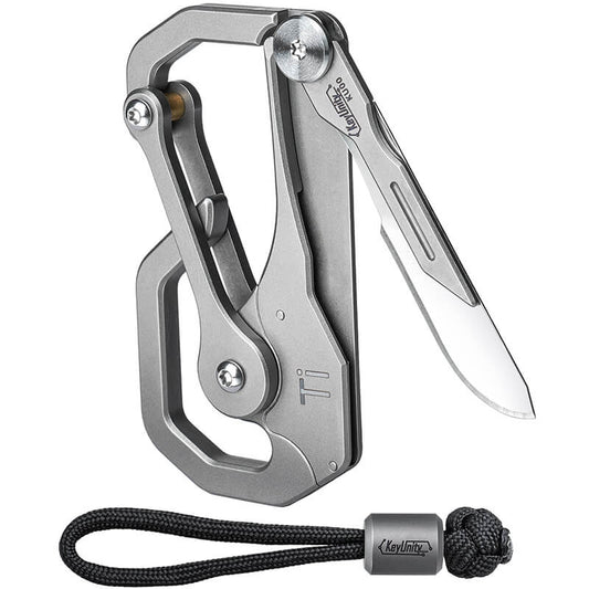 Cooyoo KU00 EDC Multi-tool Camping Equipment Carabiner Clip-0
