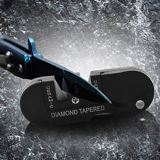 Outdoor Pocket Knife Sharpener Camping Equipment Portable Durable Outdoor Survival Tools Multifunctional Fish Hook Sharpen Stone-0